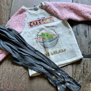 Grogu outfit girls size 5